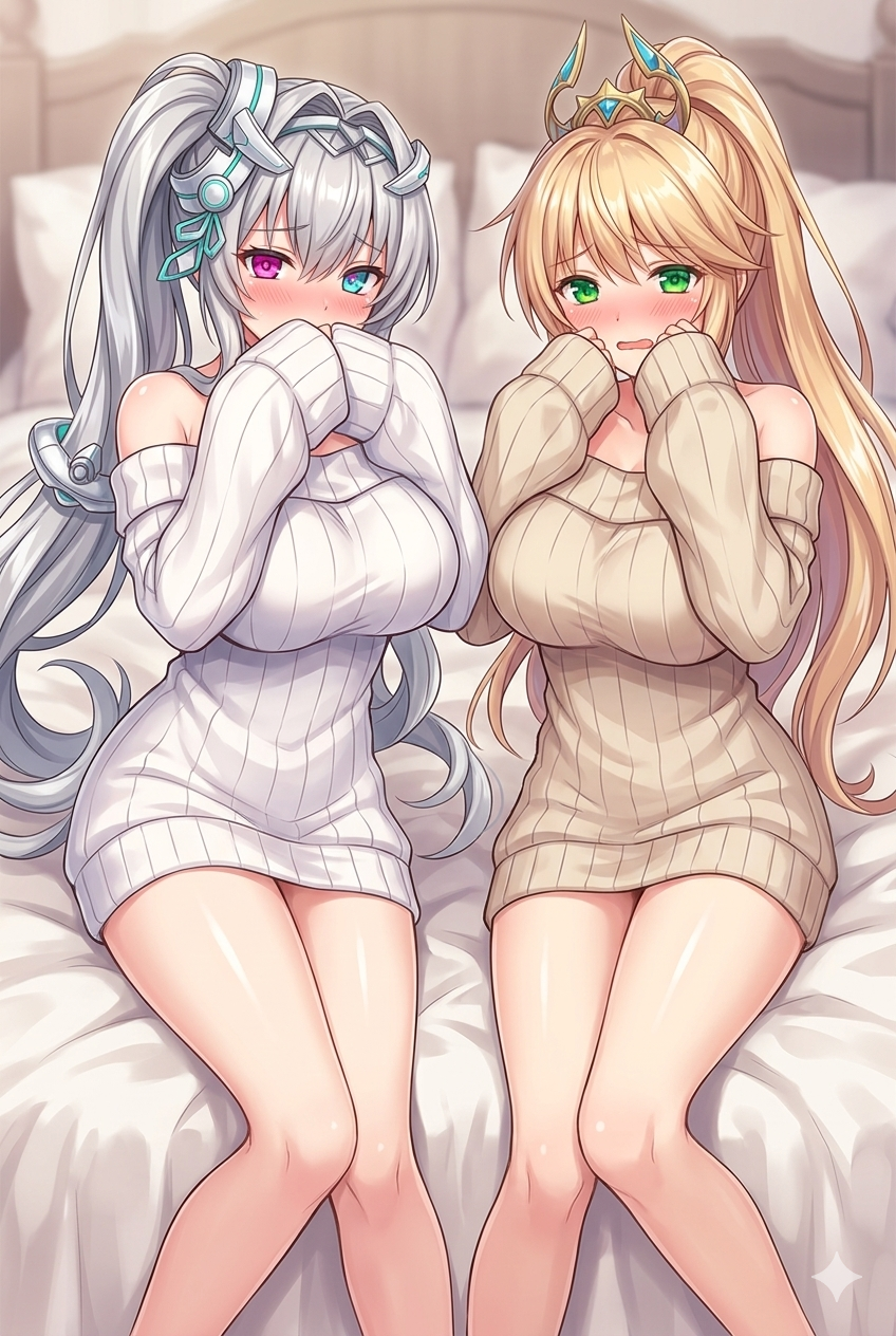 エレイン、スプンタの腹いせイラスト