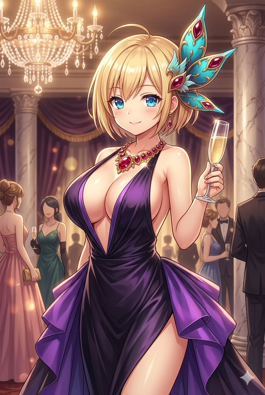 サマエルのドレスイラスト