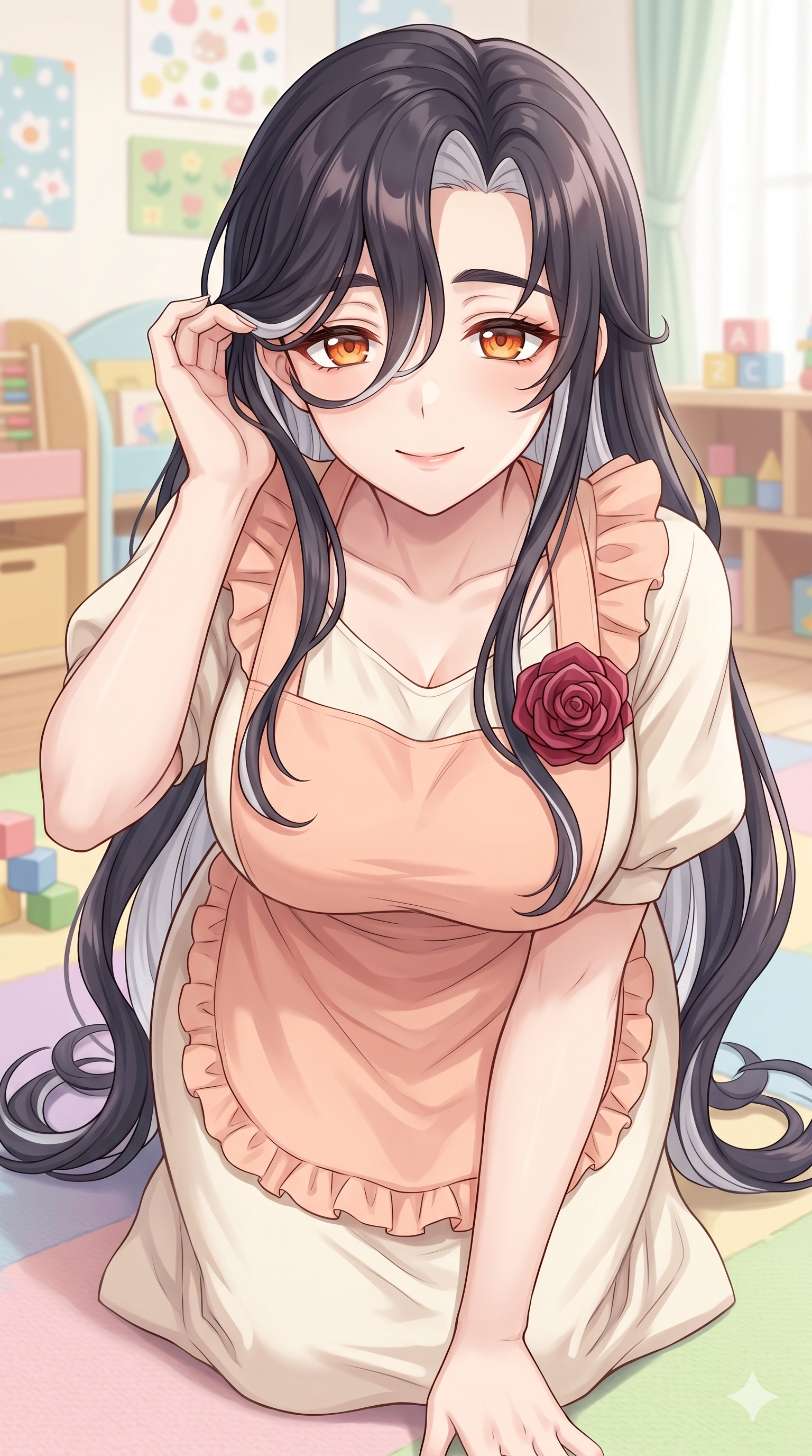 ベートーヴェンの保育園でお仕事イラスト