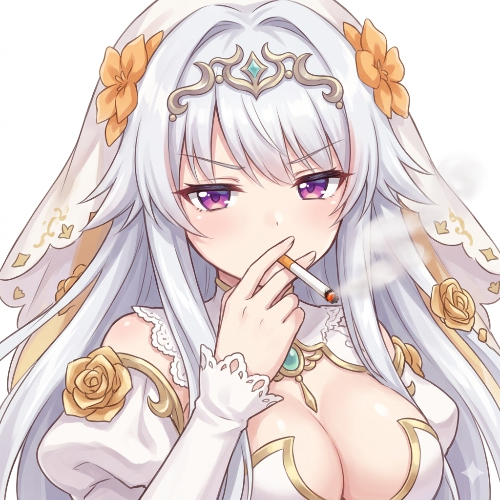 ヘカテーのタバコイラスト