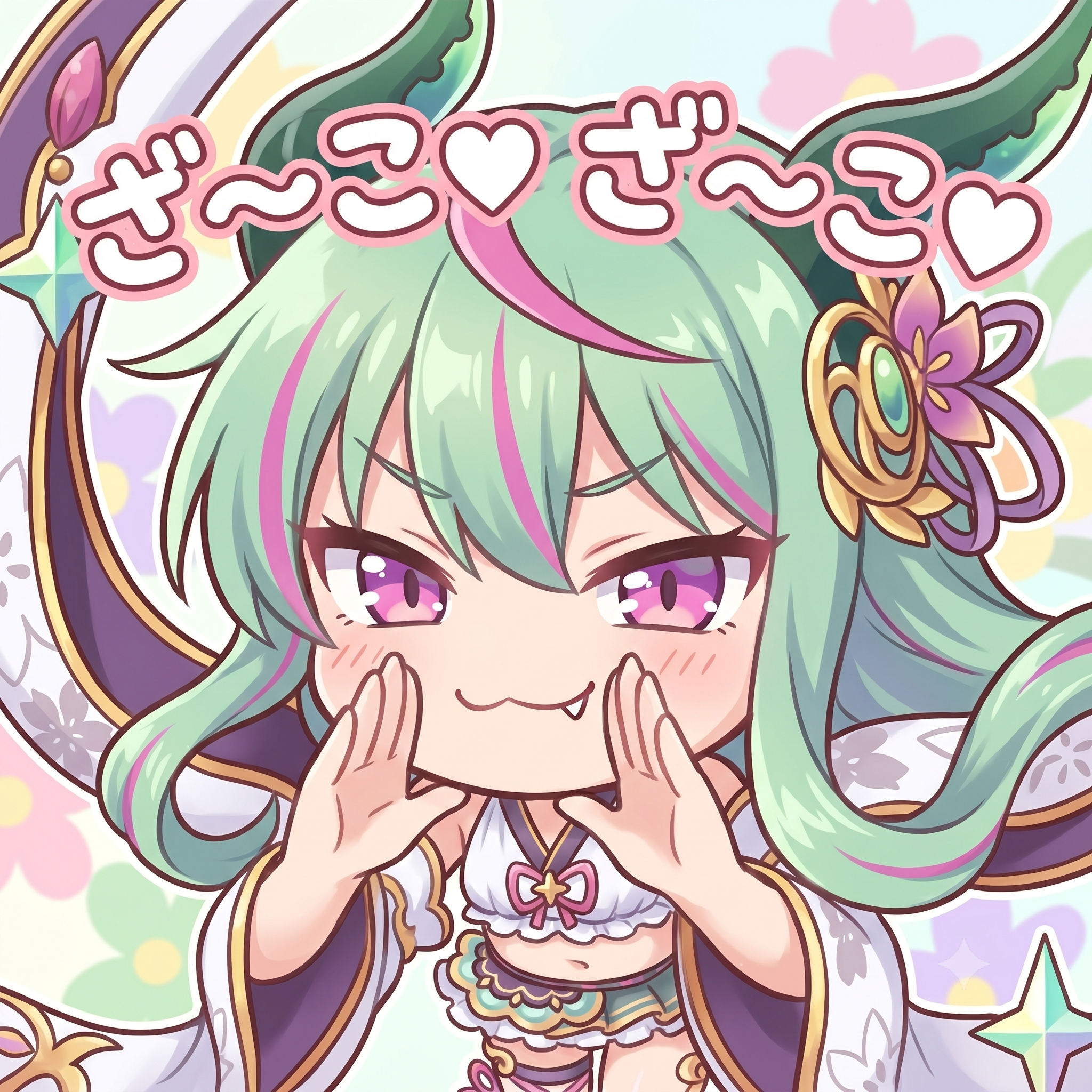 天邪鬼のデフォルメverイラスト