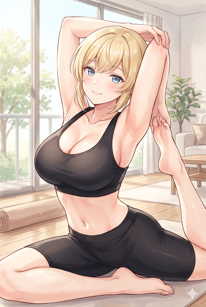 アリアンロッドのヨガイラスト