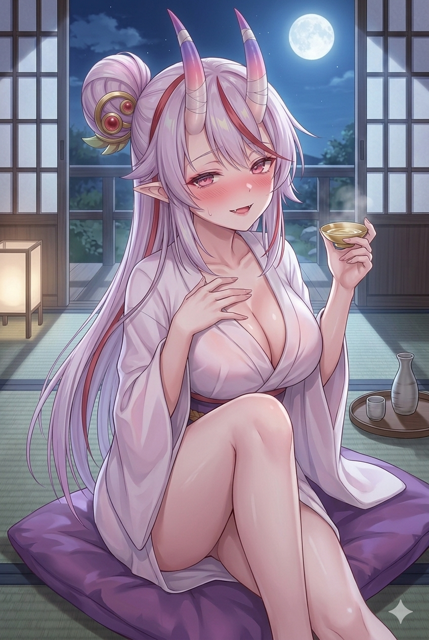 酒呑童子の際どいイラスト