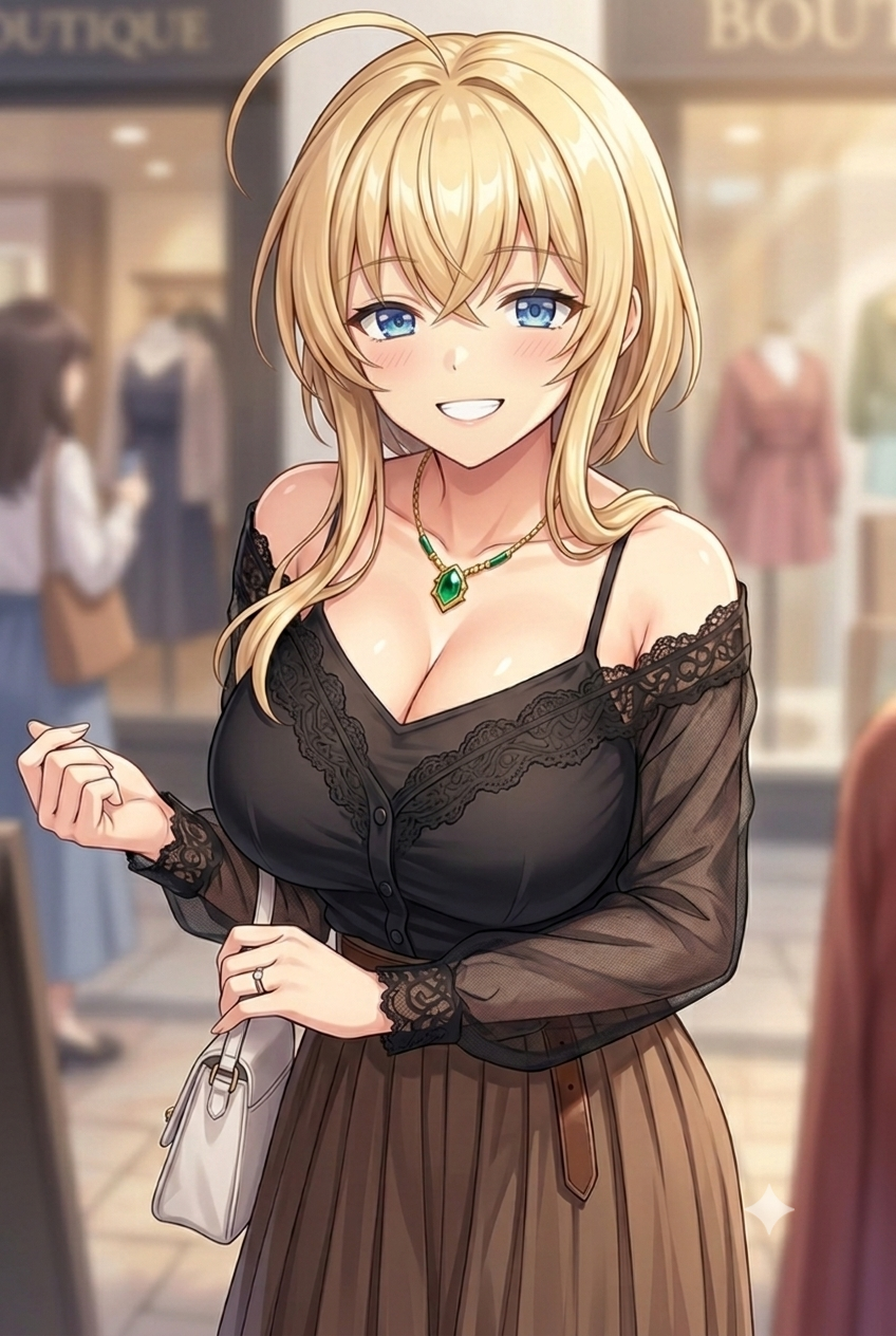 アリアンロッドの眩しい笑顔イラスト