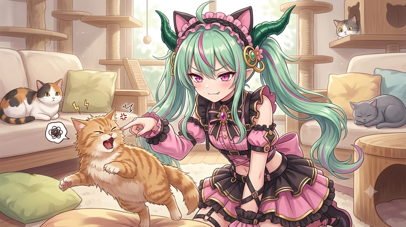 天邪鬼のぬこぬこざこざこイラスト