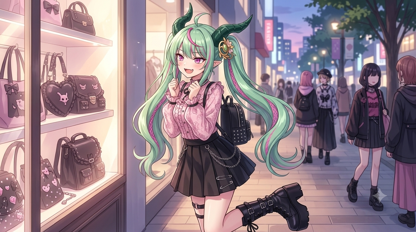 天邪鬼の原宿系イラスト