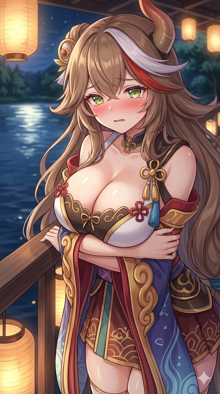 大嶽丸の恥じらいイラスト