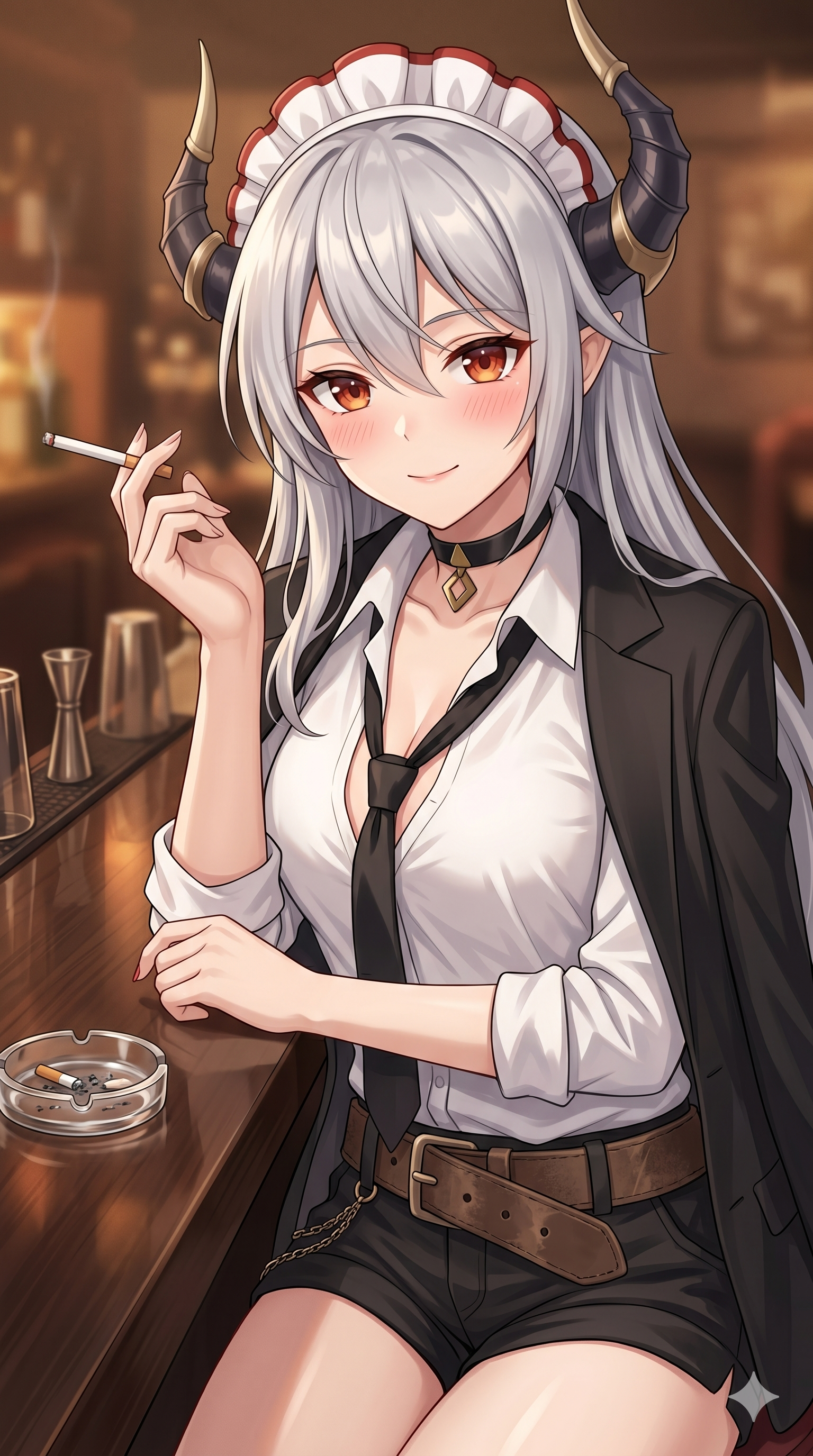 サタナキアのバーイラスト
