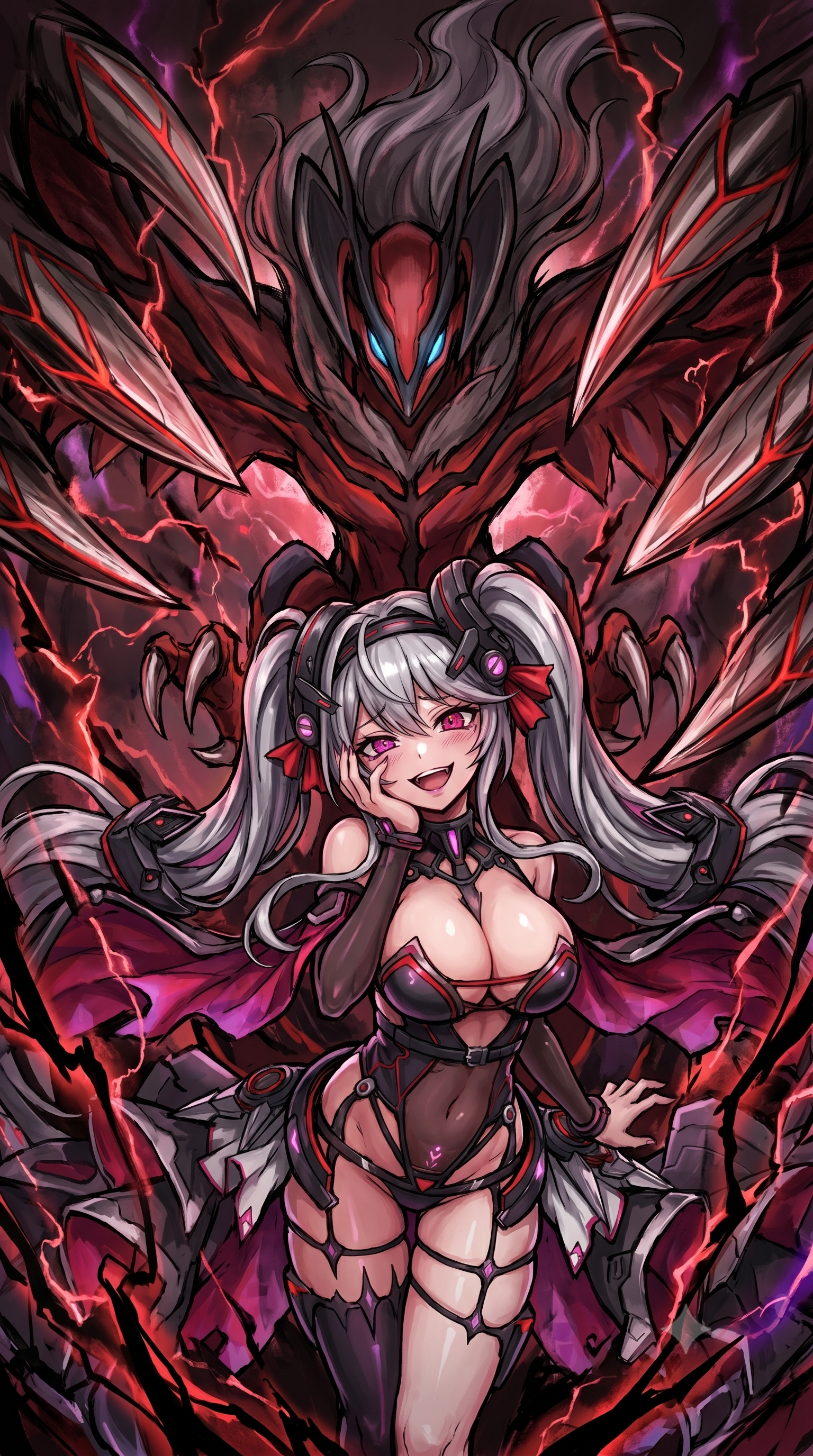 アンラ・マンユ×イベルタルのダークオーライラスト
