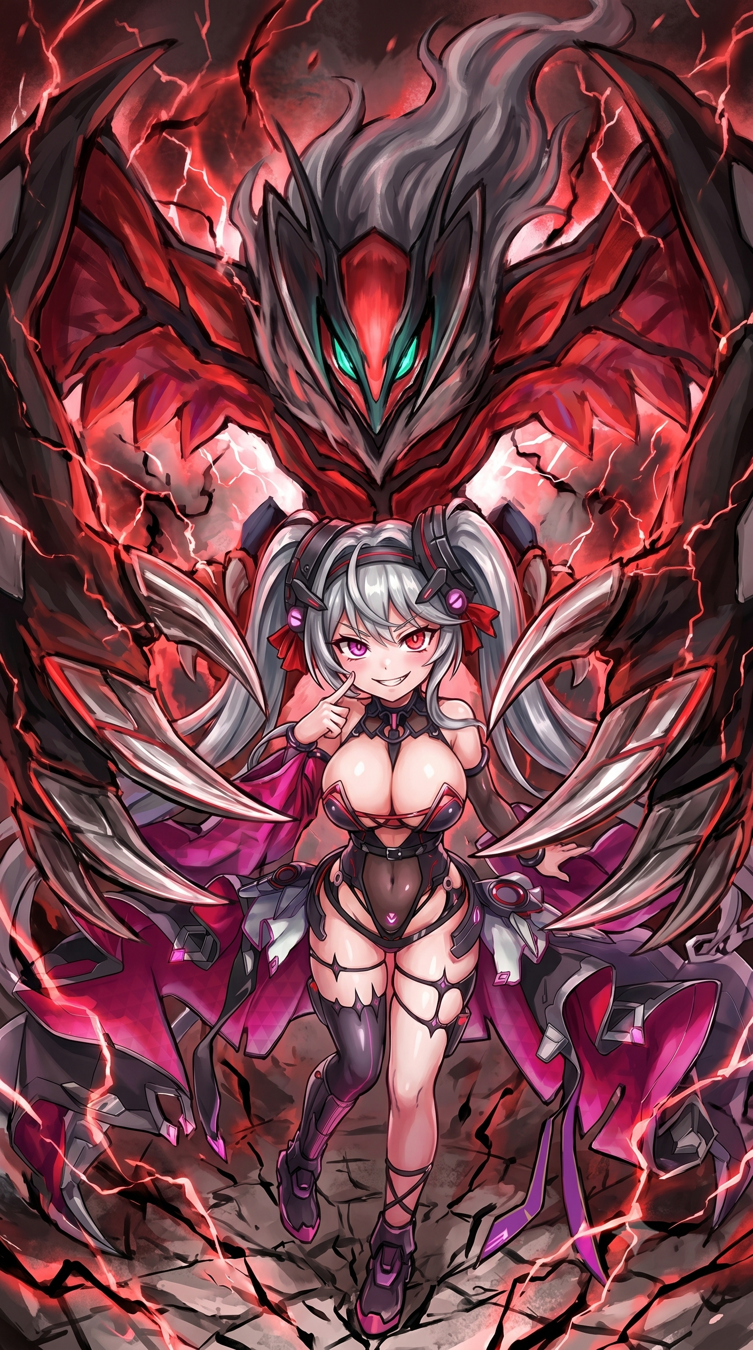 アンラ・マンユ×イベルタルの完成イラスト