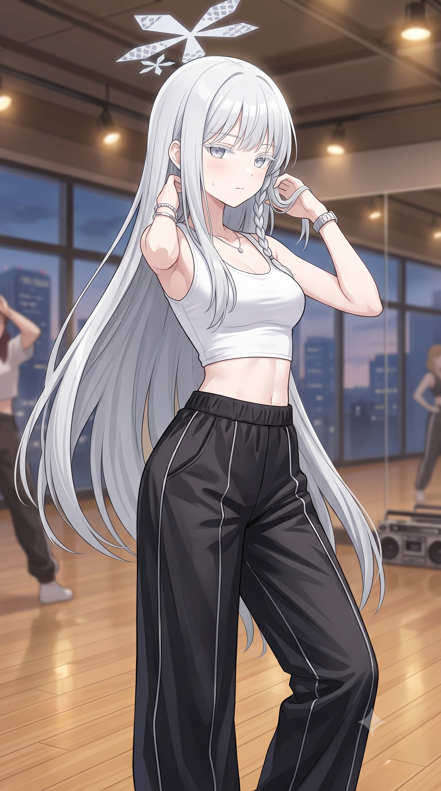 ナグサのダンスレッスンイラスト