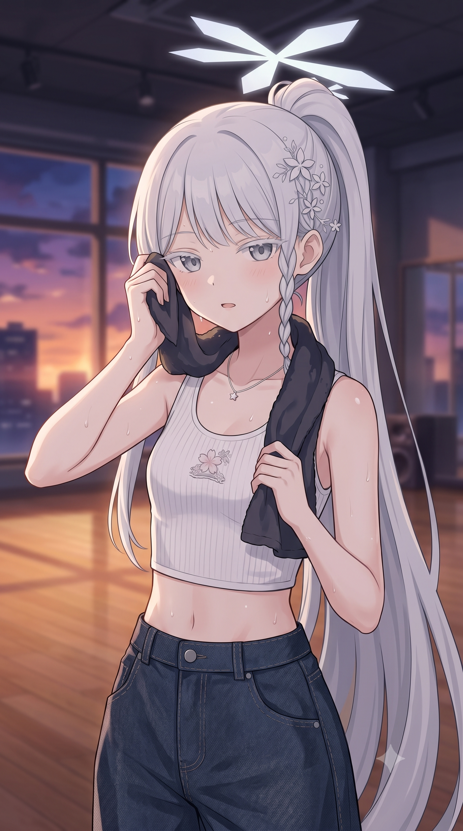 ナグサの休憩中イラスト