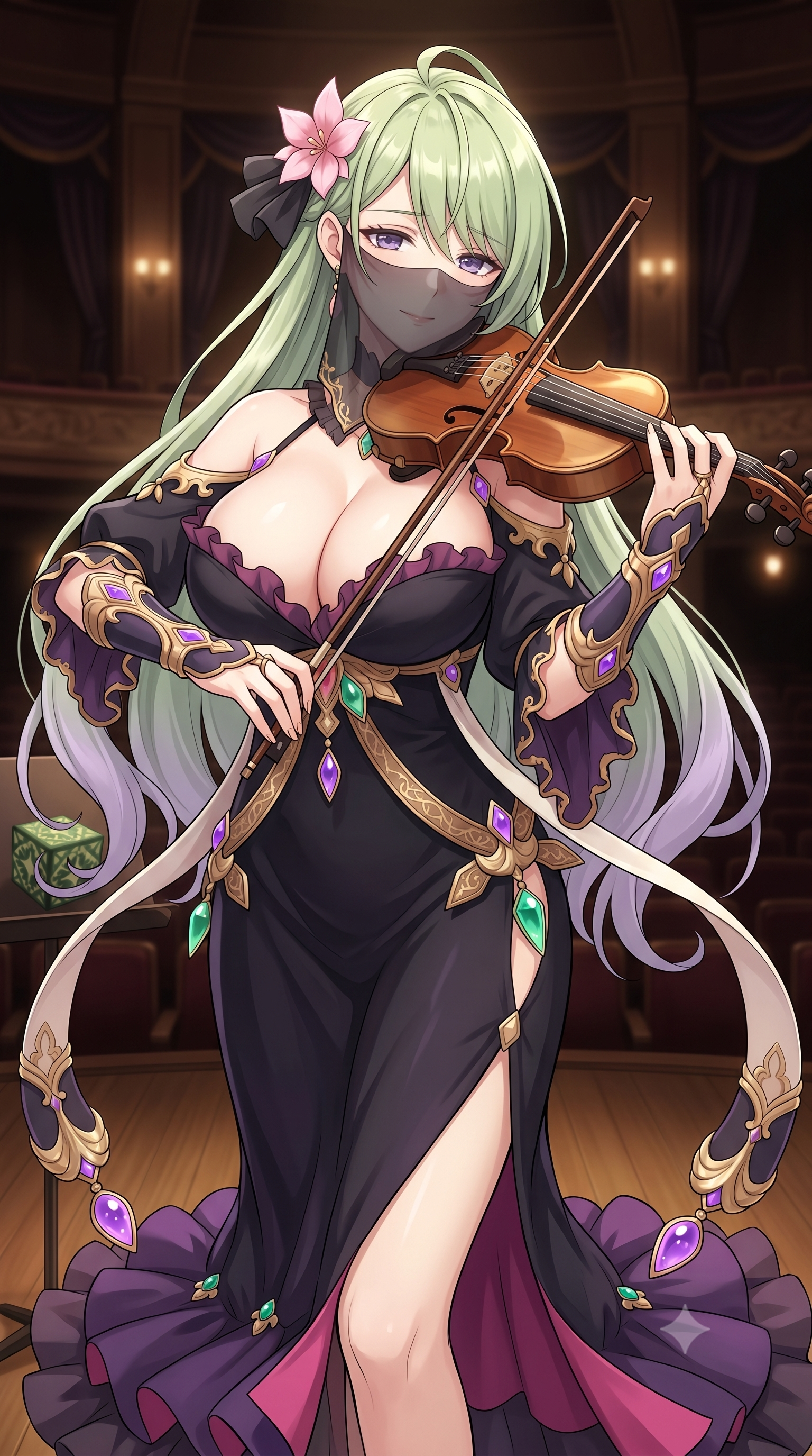パンドラのヴァイオリンイラスト