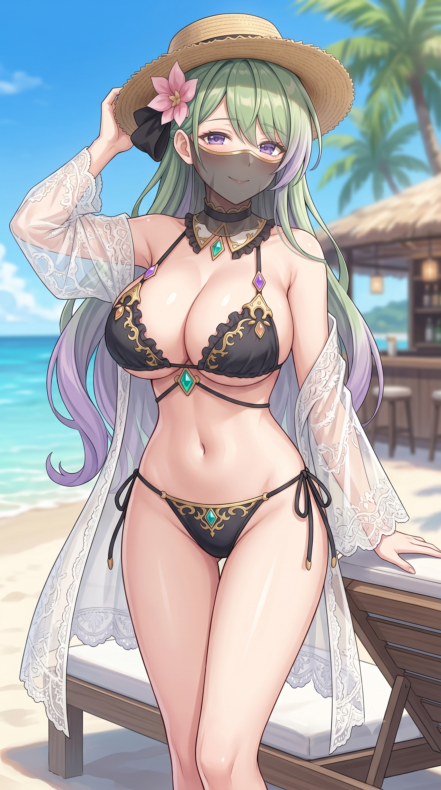 パンドラの水着イラスト