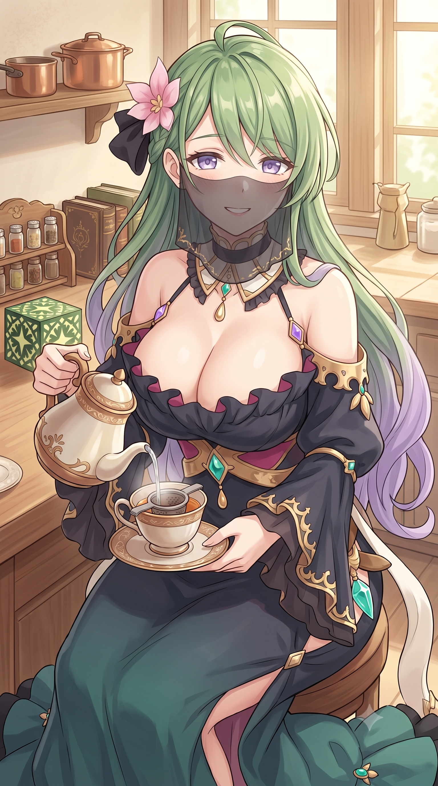 パンドラの紅茶イラスト