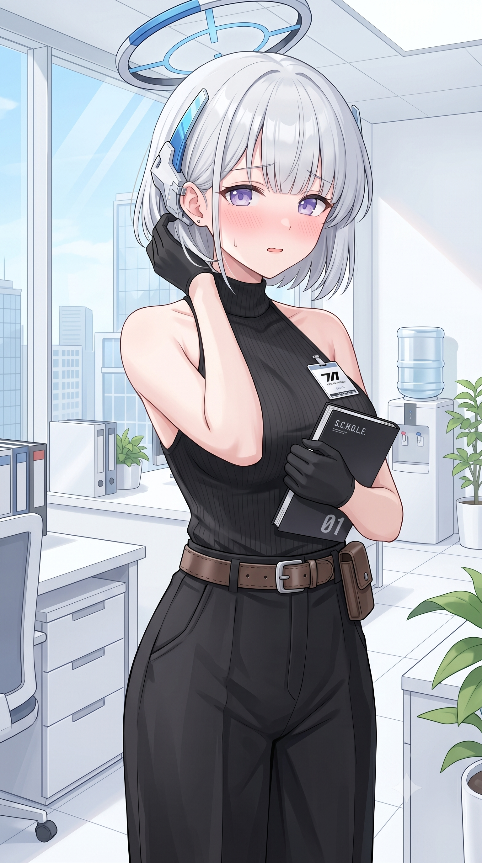 ノアのホルターネックイラスト