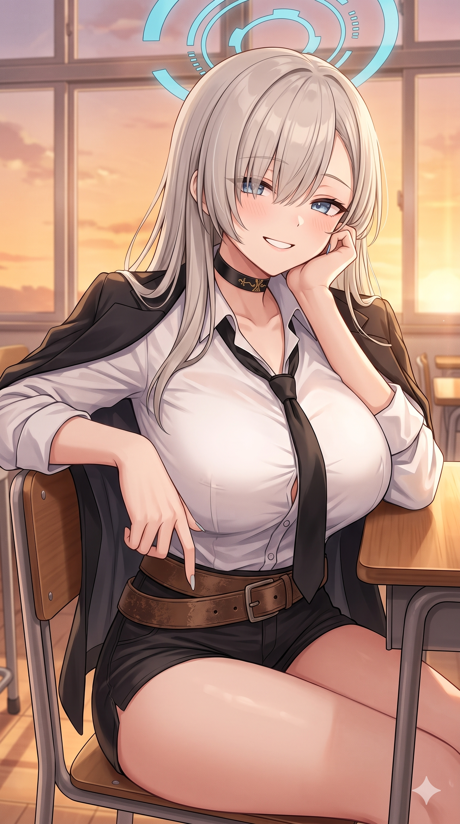 アスナのブラウスイラスト