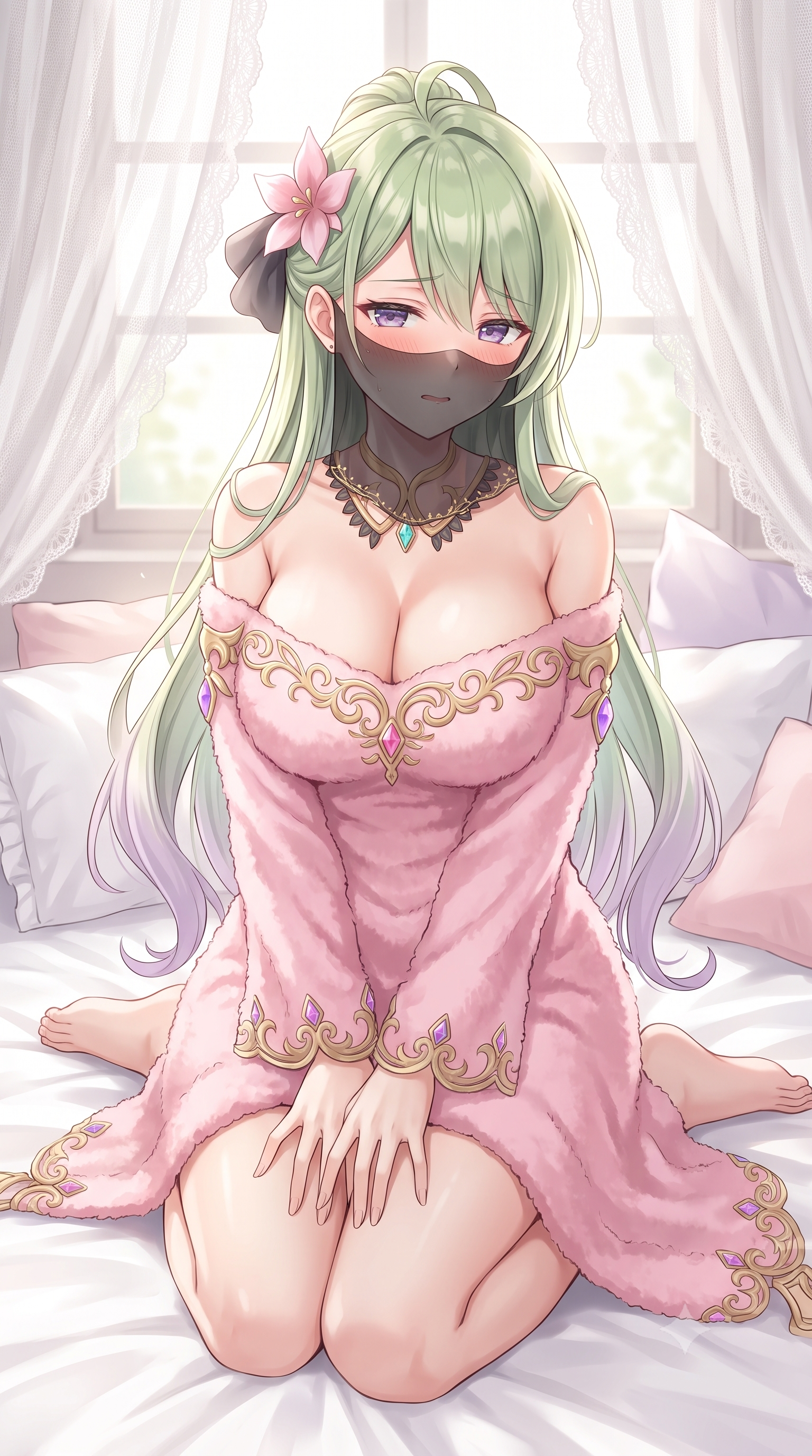 パンドラ　お姫様パジャマのイラスト