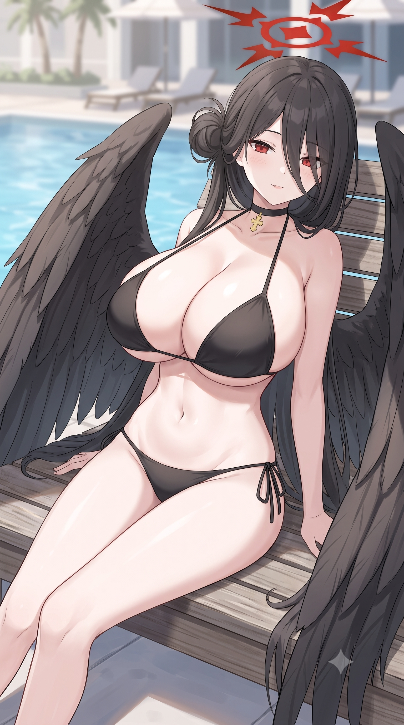 ハスミの水着イラスト