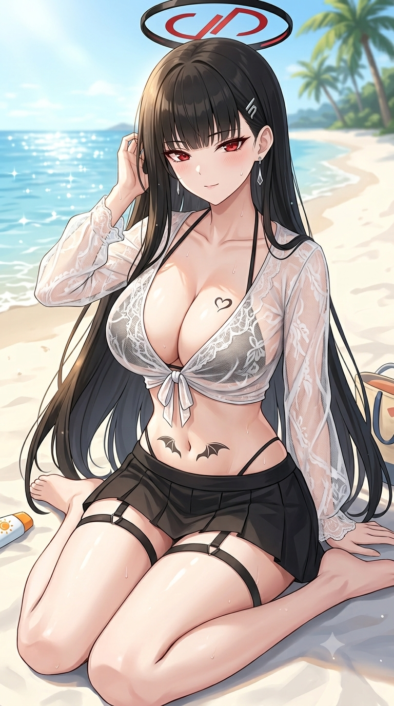 リオの水着修正版イラスト