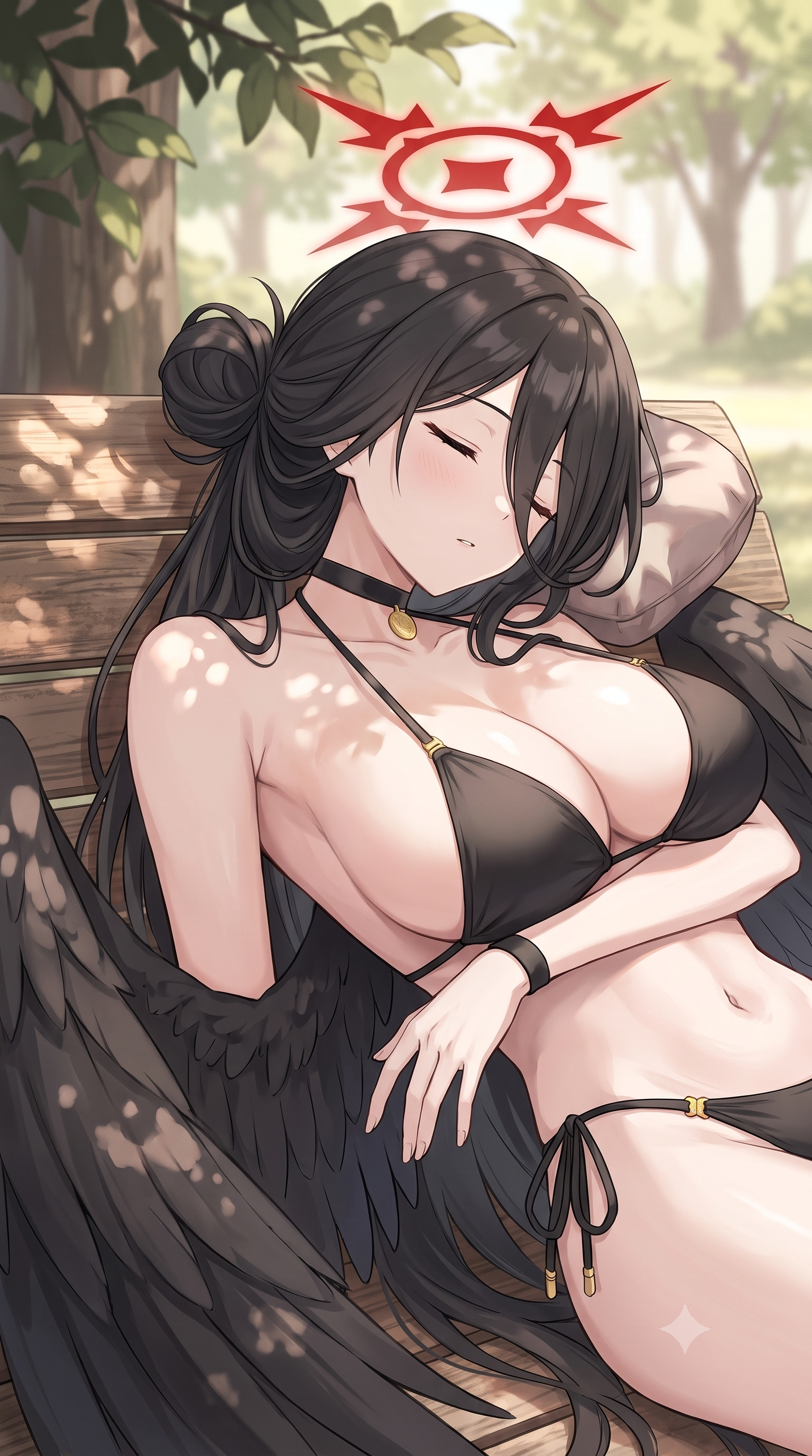 ハスミの居眠りイラスト