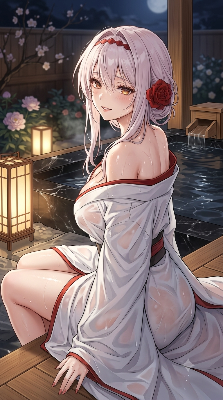 紅蓮；一緒に入らぬのか？のイラスト