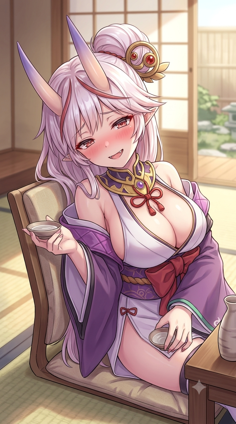 酒呑童子の没イラスト