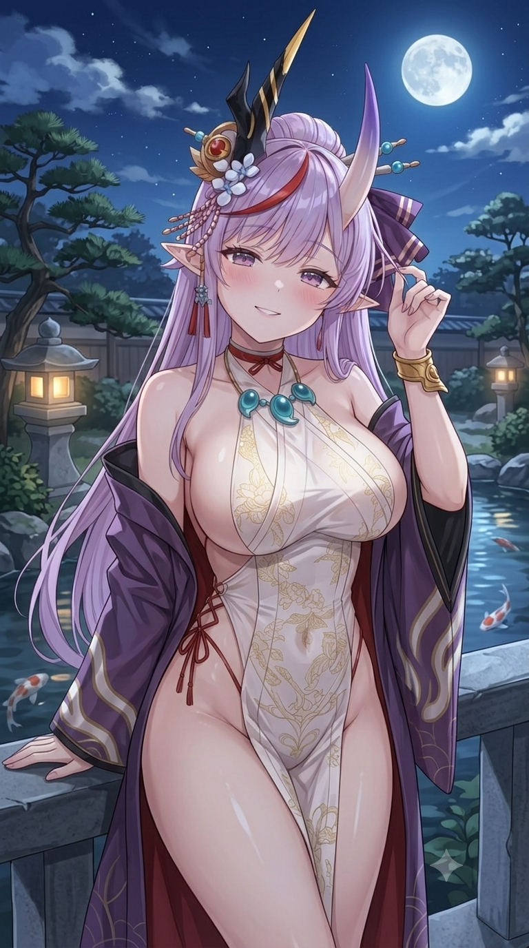 酒呑童子の池イラスト