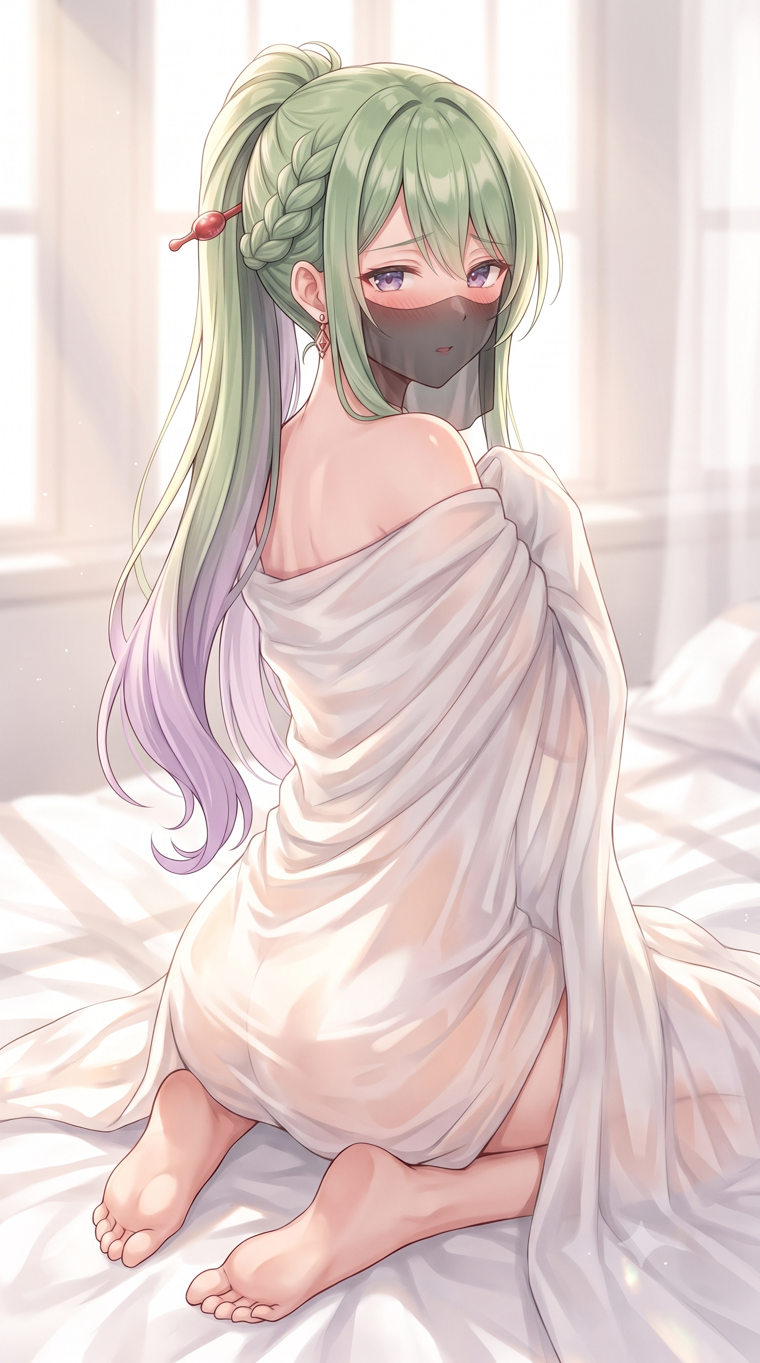 パンドラのポニーテールイラスト