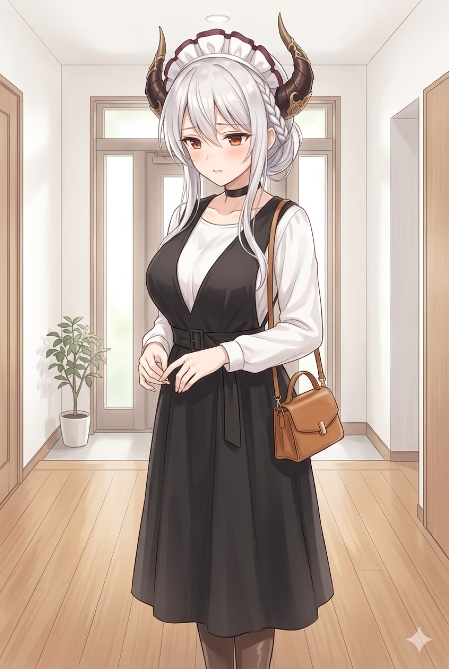 サタナキアのもじもじイラスト