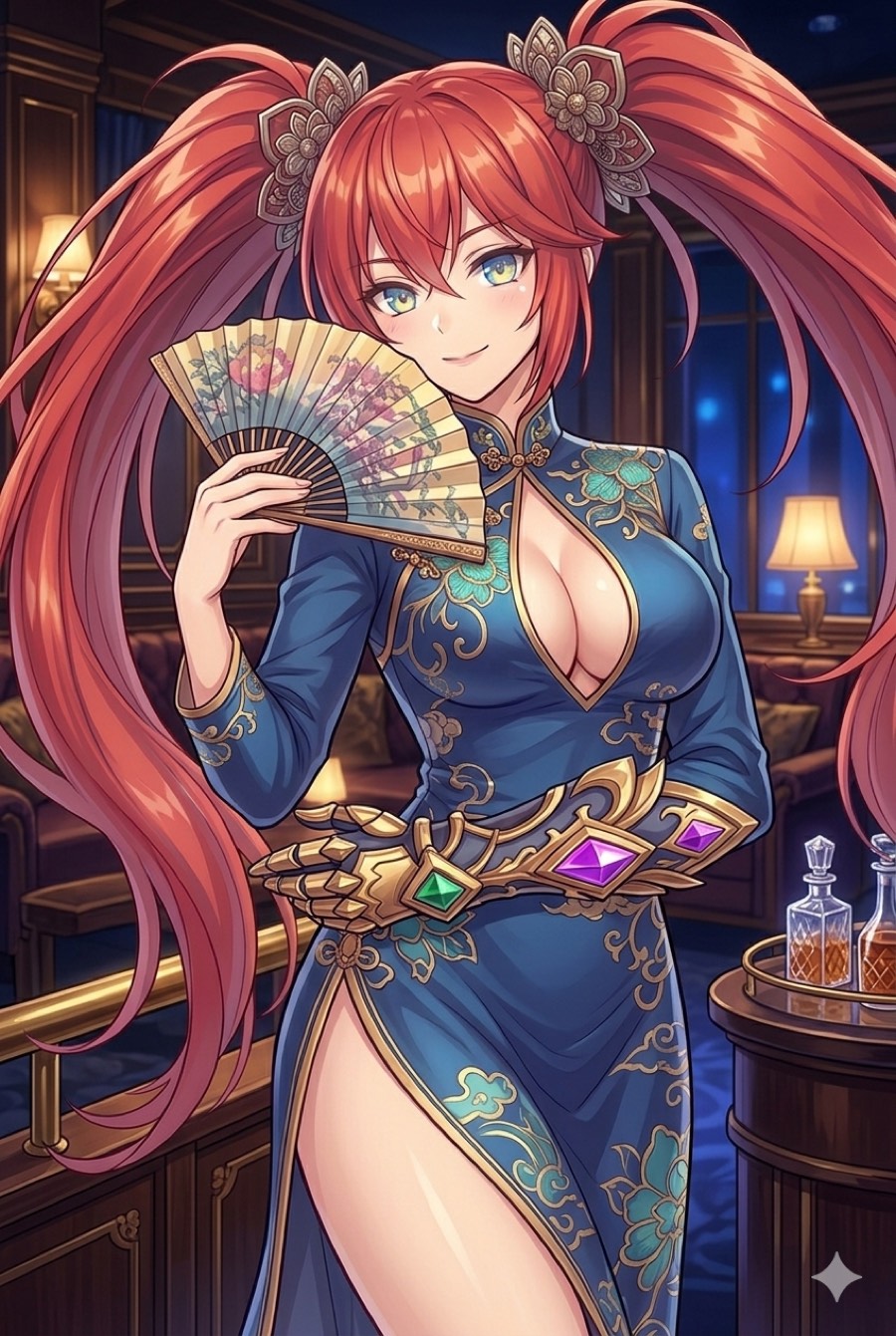 スヴァローグのチャイナドレスイラスト