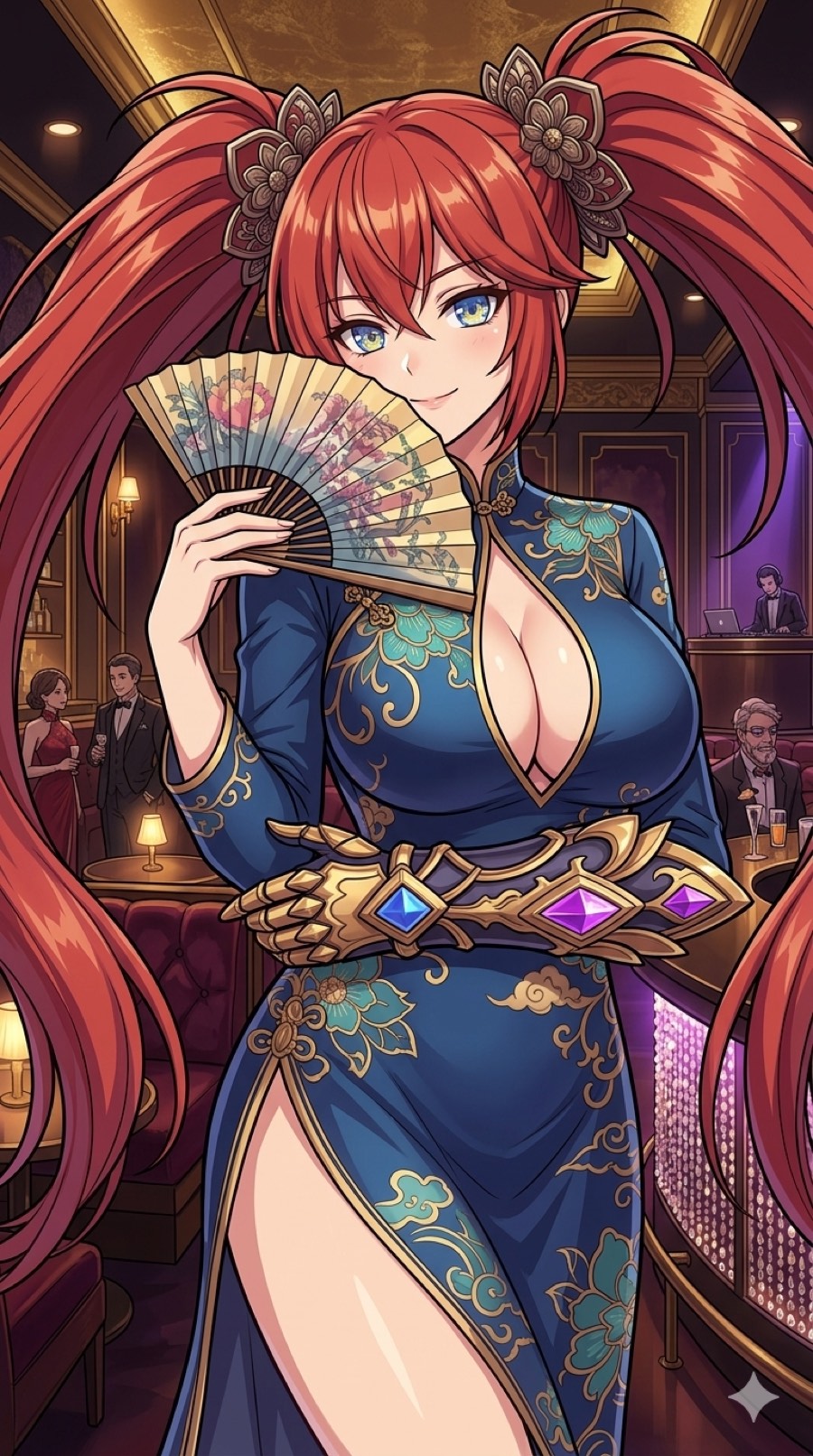 スヴァローグのチャイナドレス2イラスト