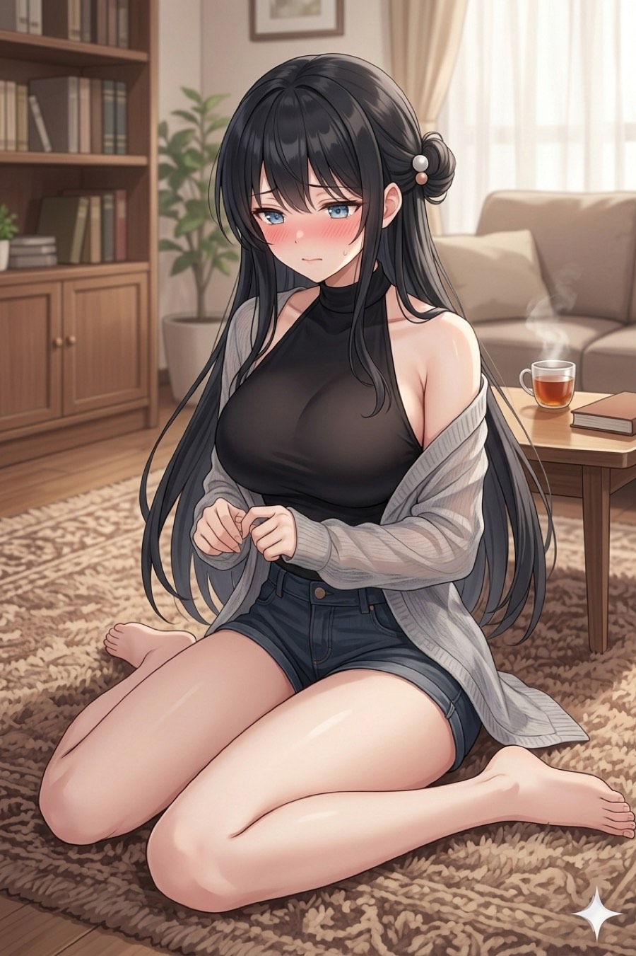 鈴鹿御前の私服イラスト