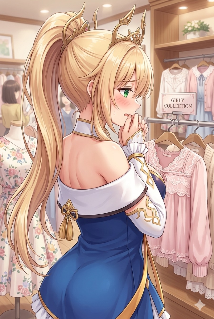 エレインのアパレルイラスト
