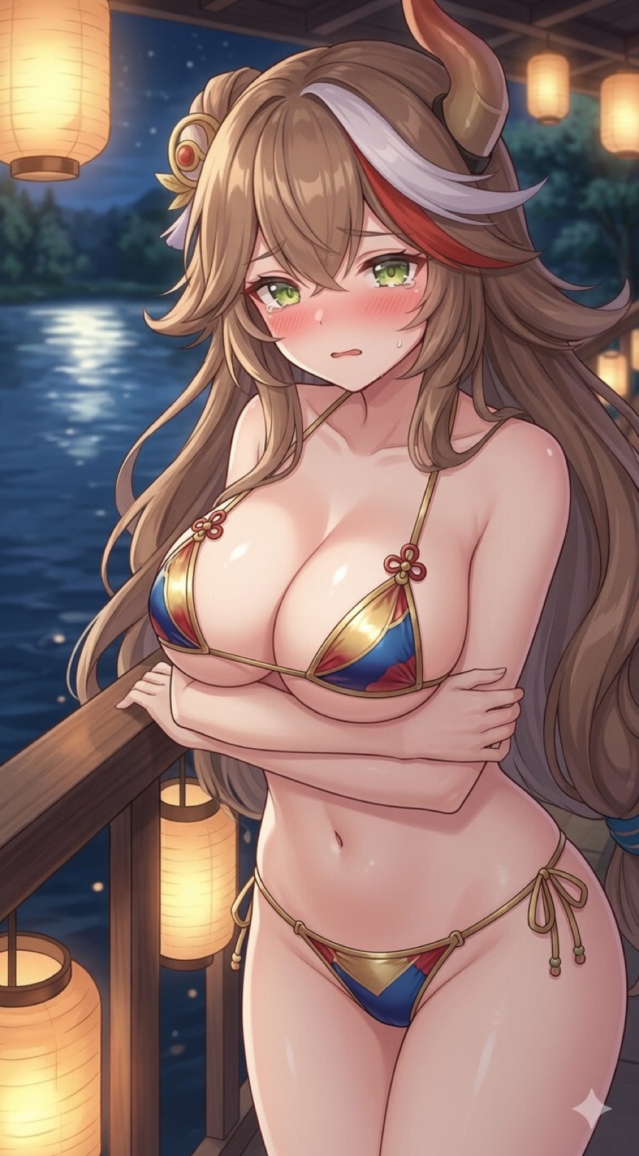 大嶽丸のビキニイラスト