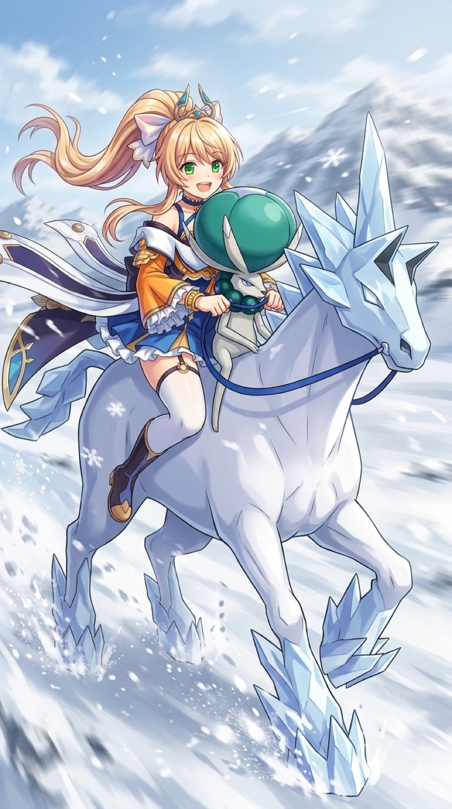 エレインの冠の雪原イラスト