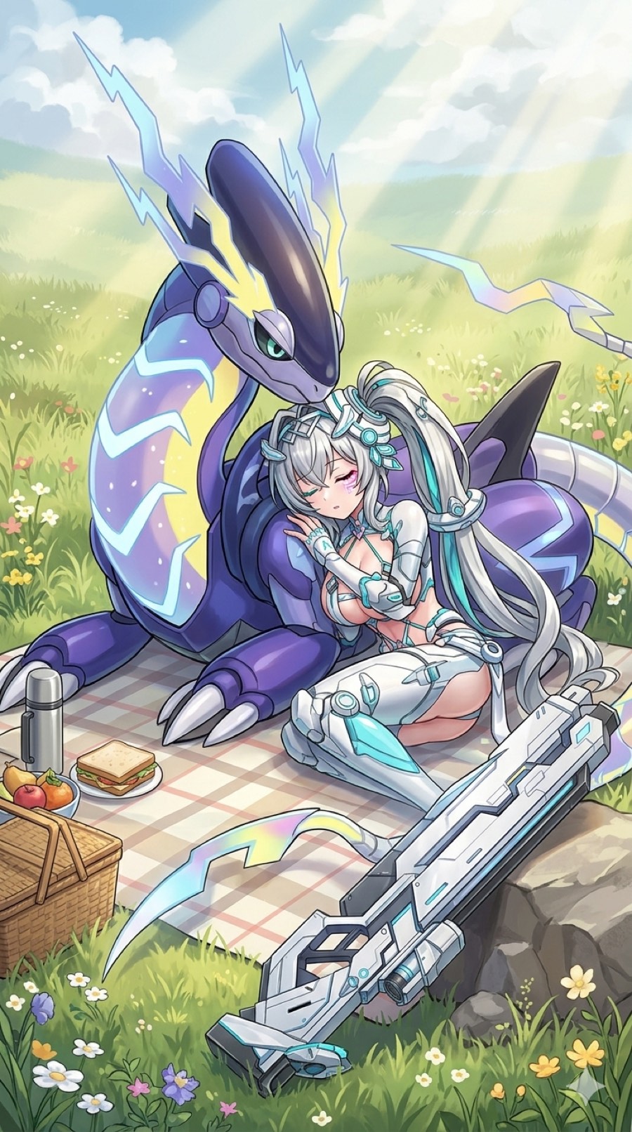 スプンタのミライドン優しいイラスト