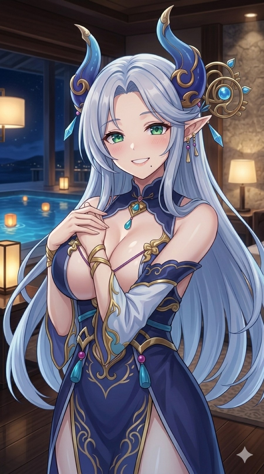 牛鬼のお姉さんイラスト