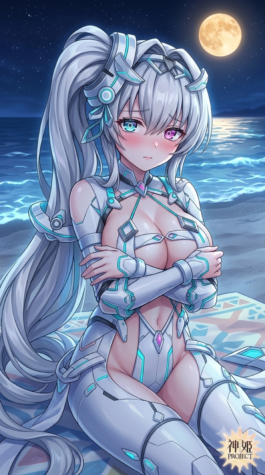 スプンタ・マンユのはじらいイラスト
