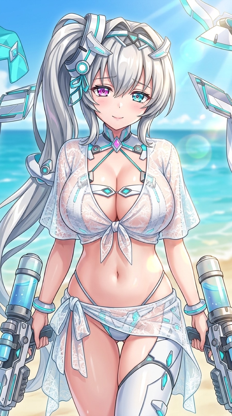 スプンタ・マンユの水着イラスト