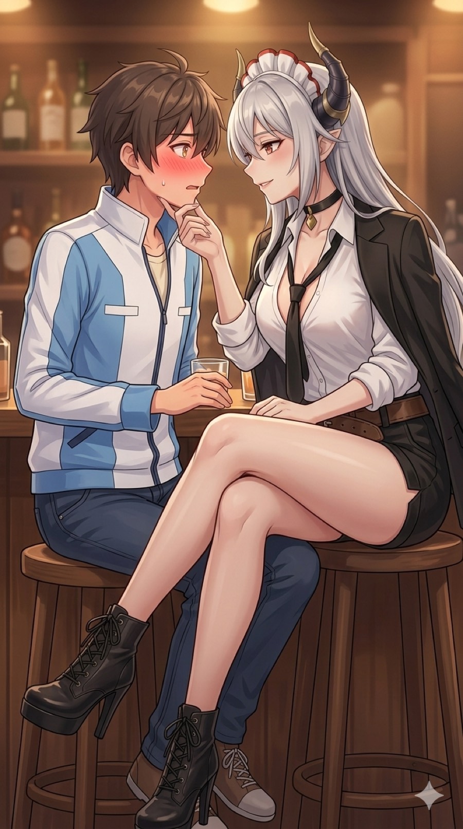 サタナキア×継承者の女豹イラスト
