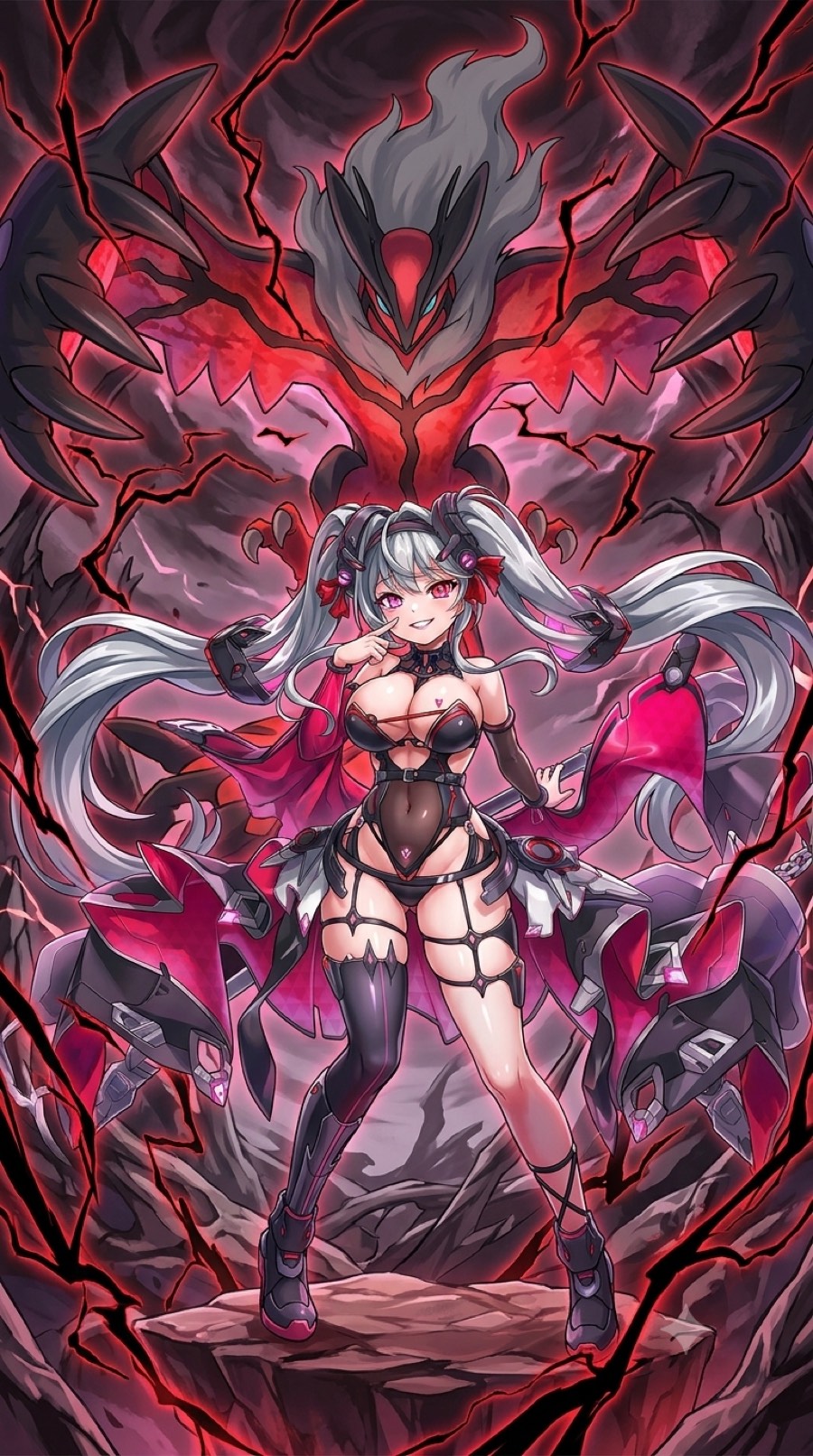 アンラ・マンユのwithイベルタルイラスト