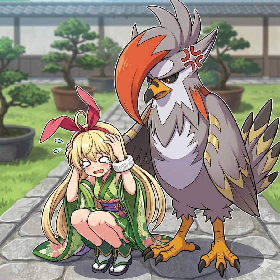 ボレアスのwithメガムクホークイラスト