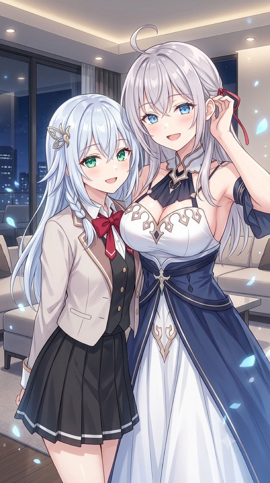 アーリャ×ソーカの衣装チェンジ！イラスト