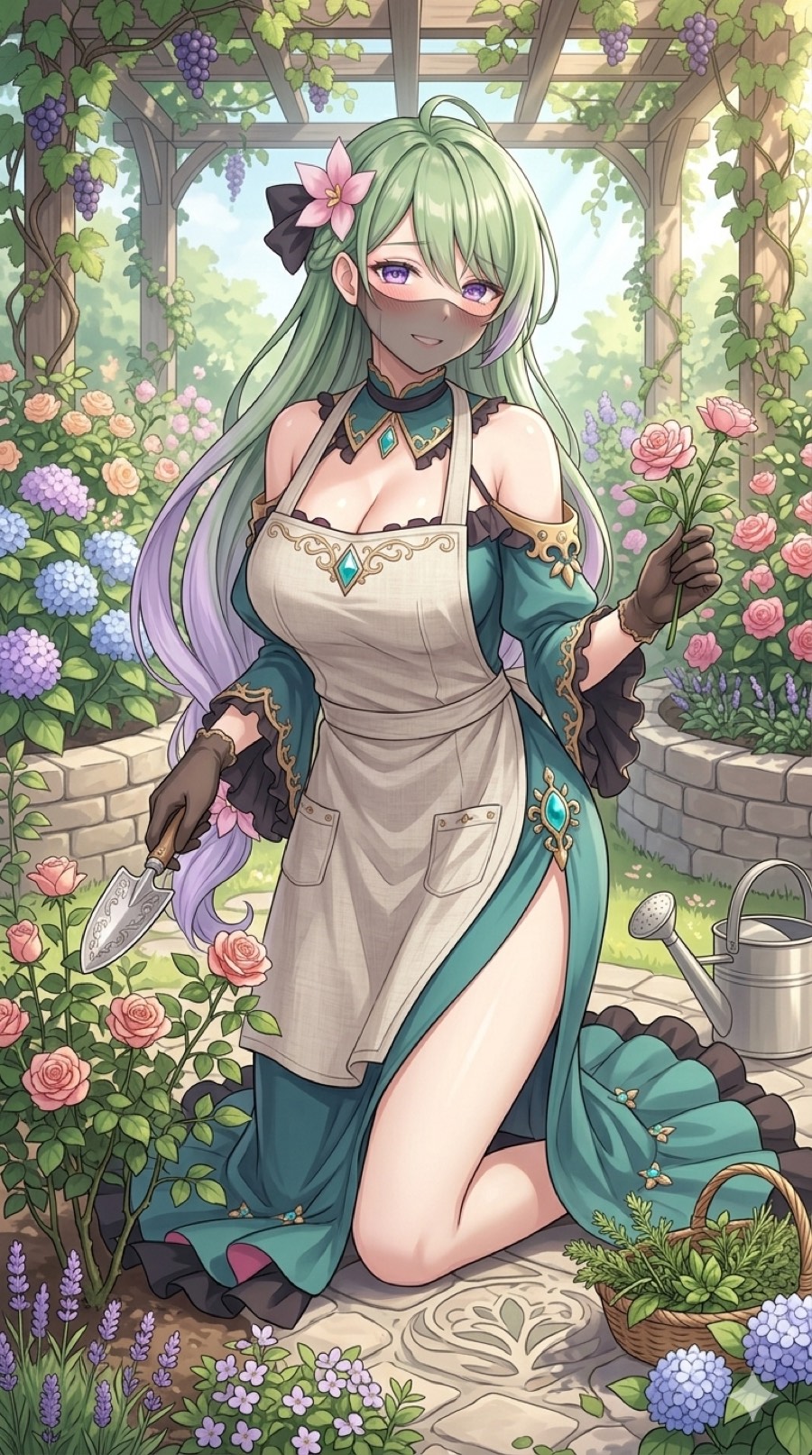 パンドラのガーデニングイラスト