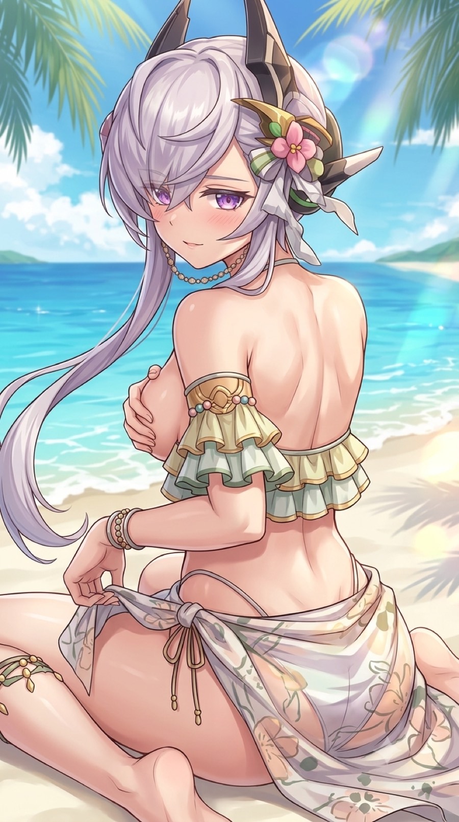ペールビアの水着イラスト