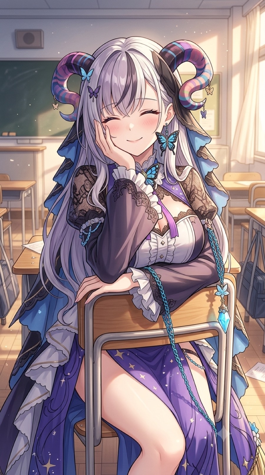 トリシャのおしゃれメッシュイラスト