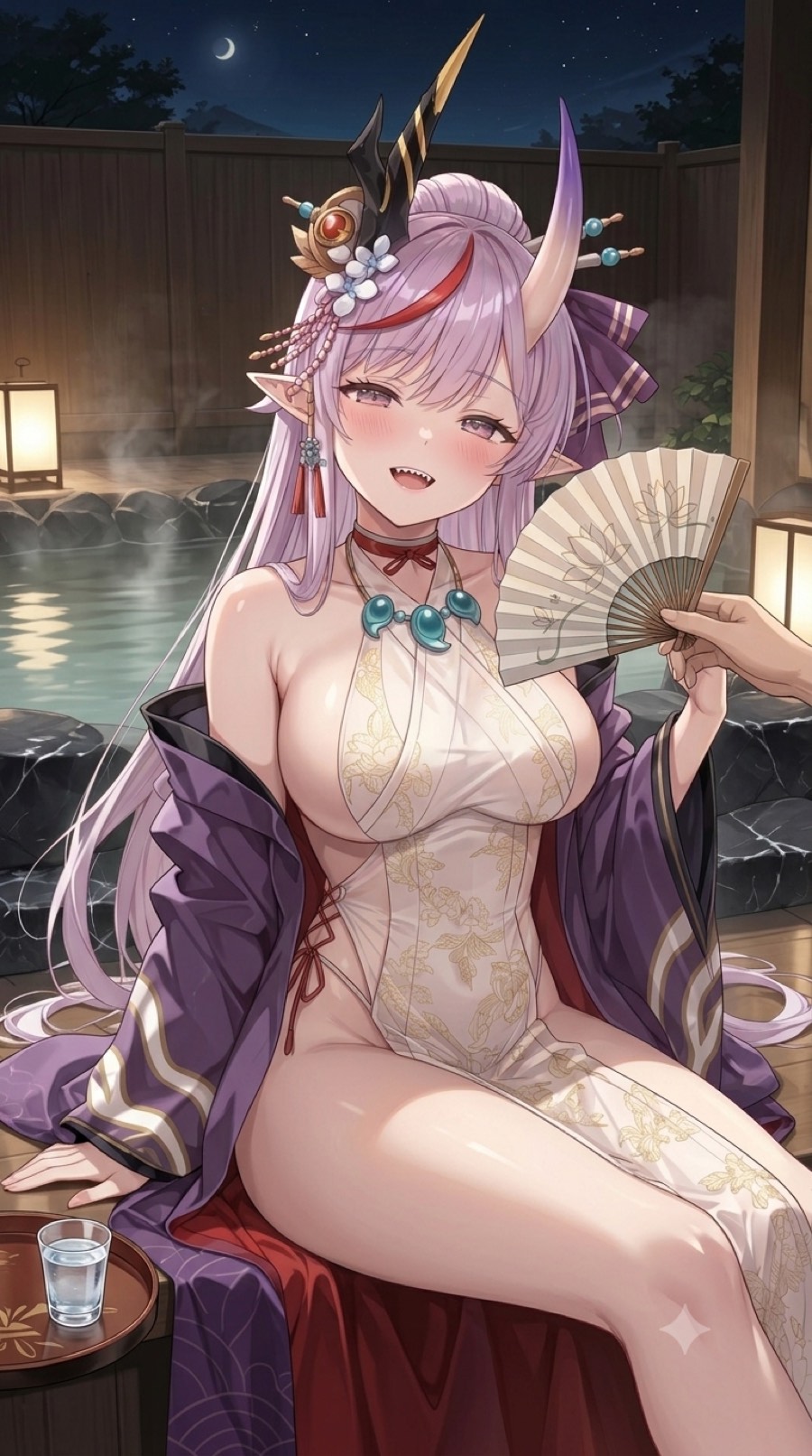 酒呑童子の一緒にどうじゃ？イラスト