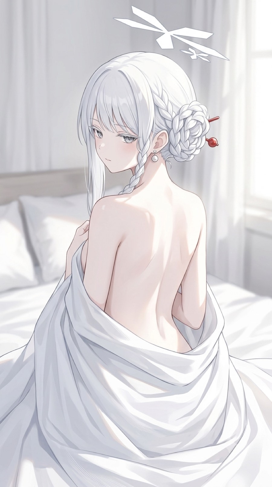 ナグサのしっろイラスト